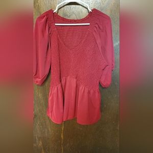 Red blouse from Amazon size 2xl - Tags removed but never worn